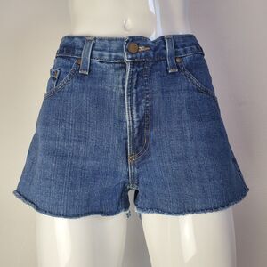 Vintage Y2K Cruel Girl Blue Cut Off Jean Shorts